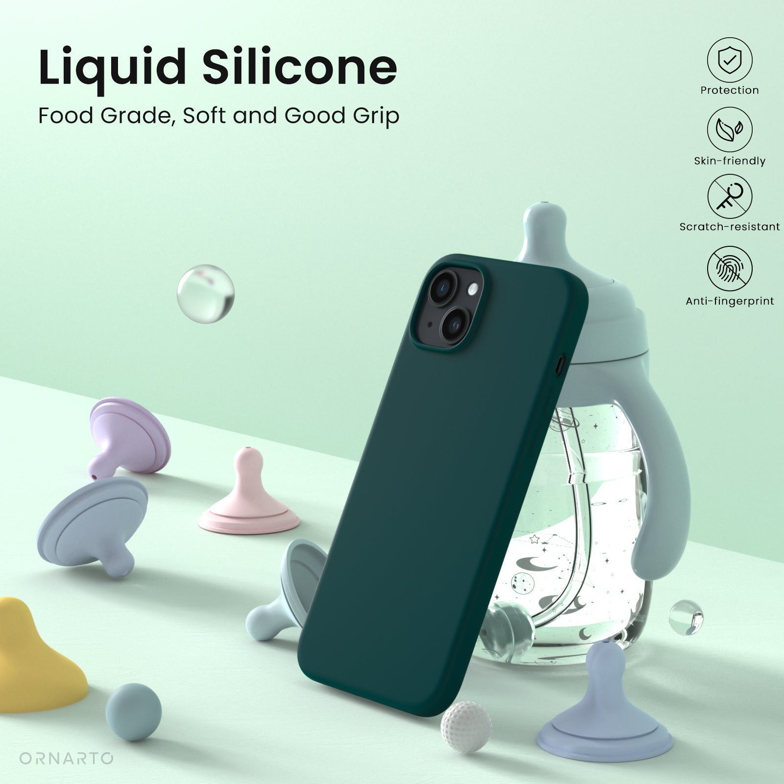 Liquid Silicone iPhone 14 Plus Case