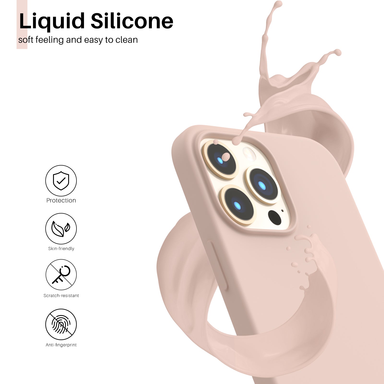 Liquid Silicone iPhone 13 Pro Max Case