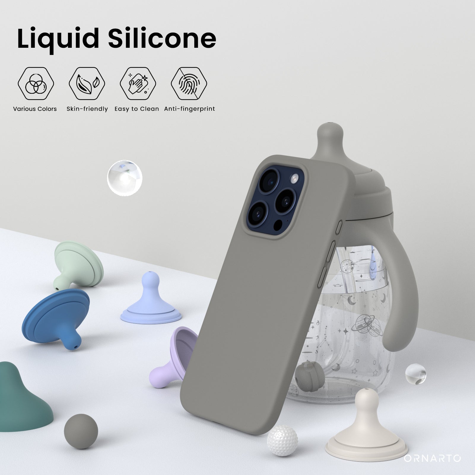 Liquid Silicone iPhone 15 Pro Case