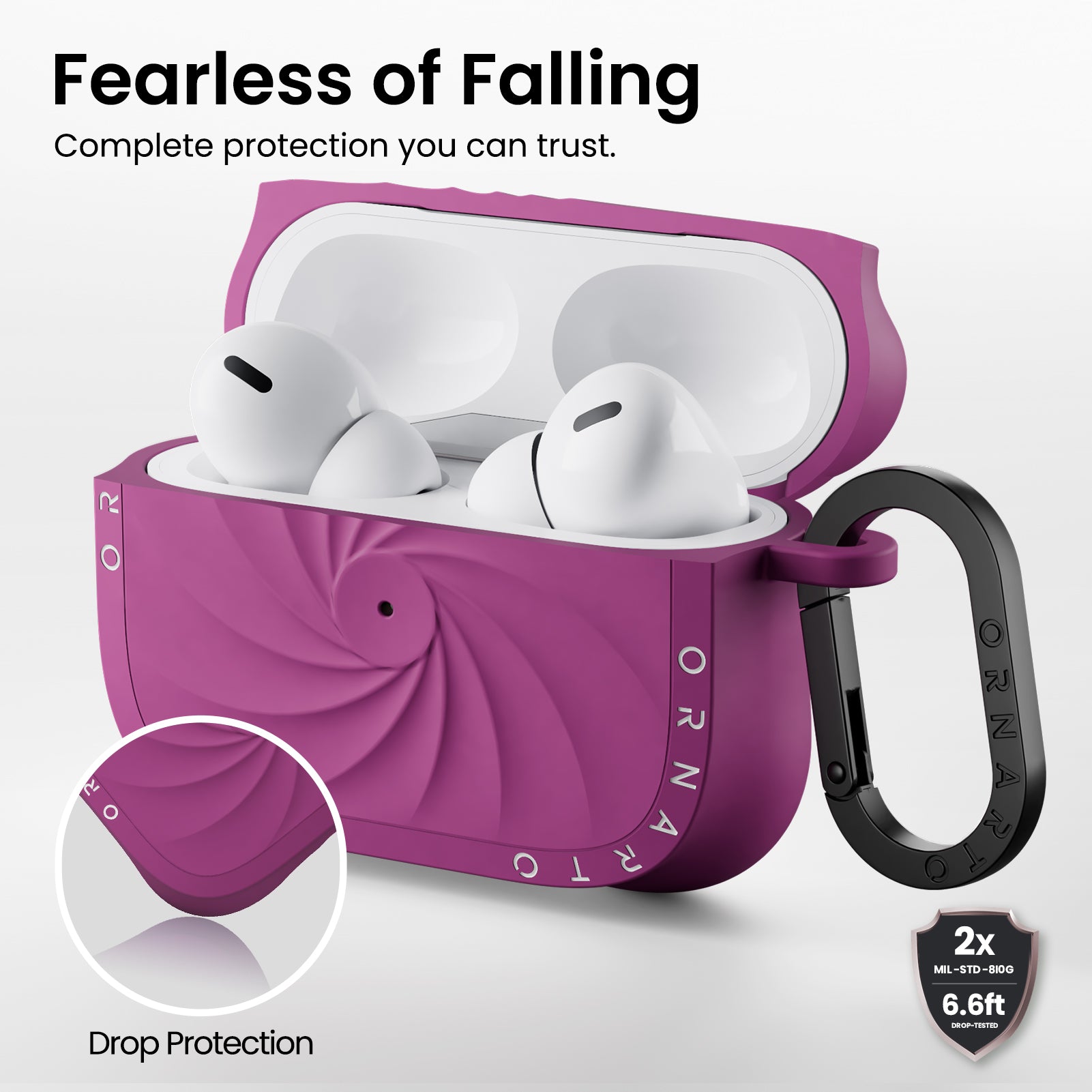 VORTUXE Liquid Silicone AirPods Pro 2 Case