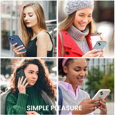 Flüssigsilikon Hülle für iPhone 14 Plus mit Kameraschutz und 2 Displayschutzfolien