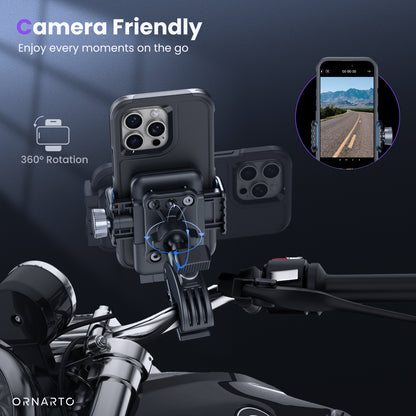 S3 Bike Phone Holder, Rotatable Motorcycle Phone Mount