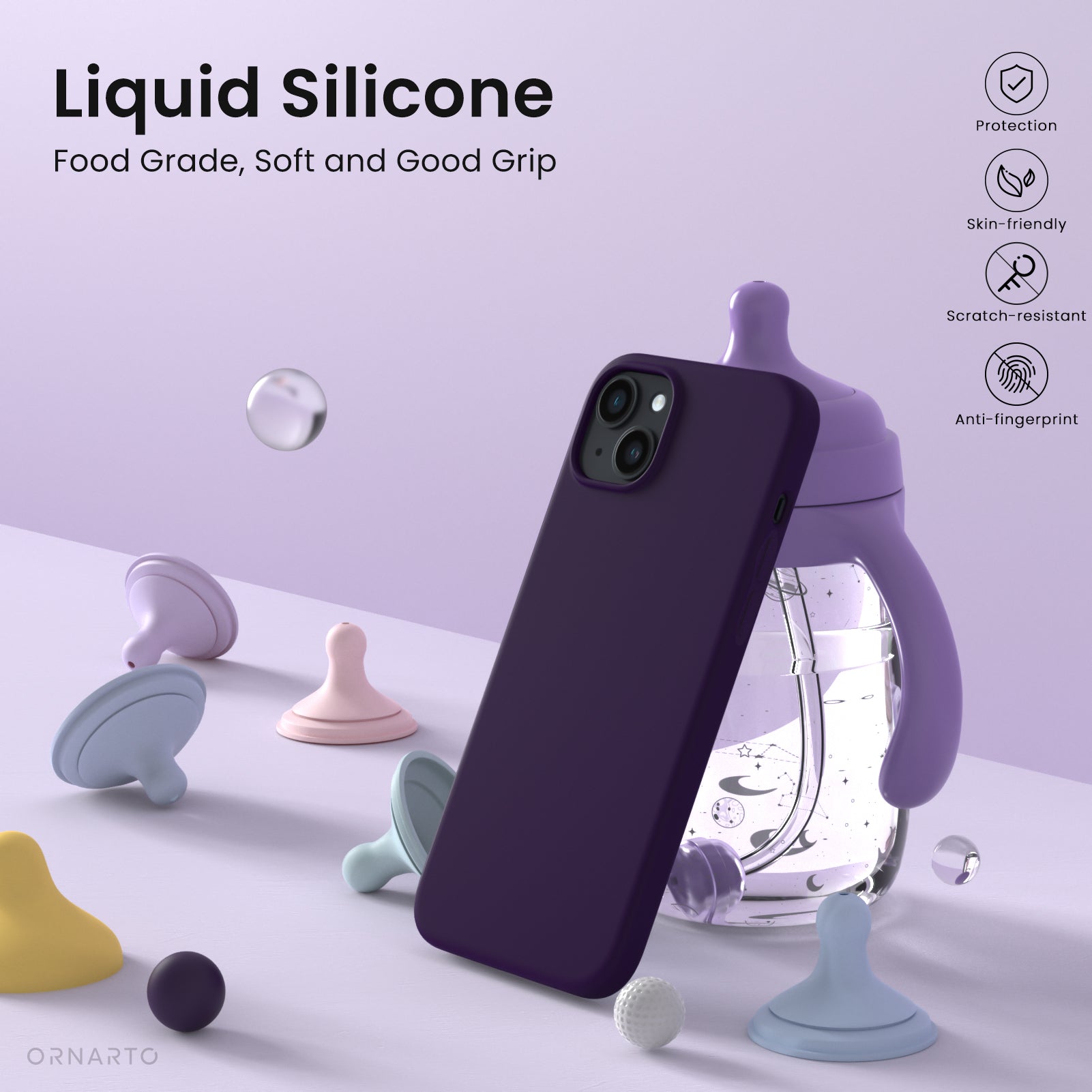 Liquid Silicone iPhone 14 Plus Case