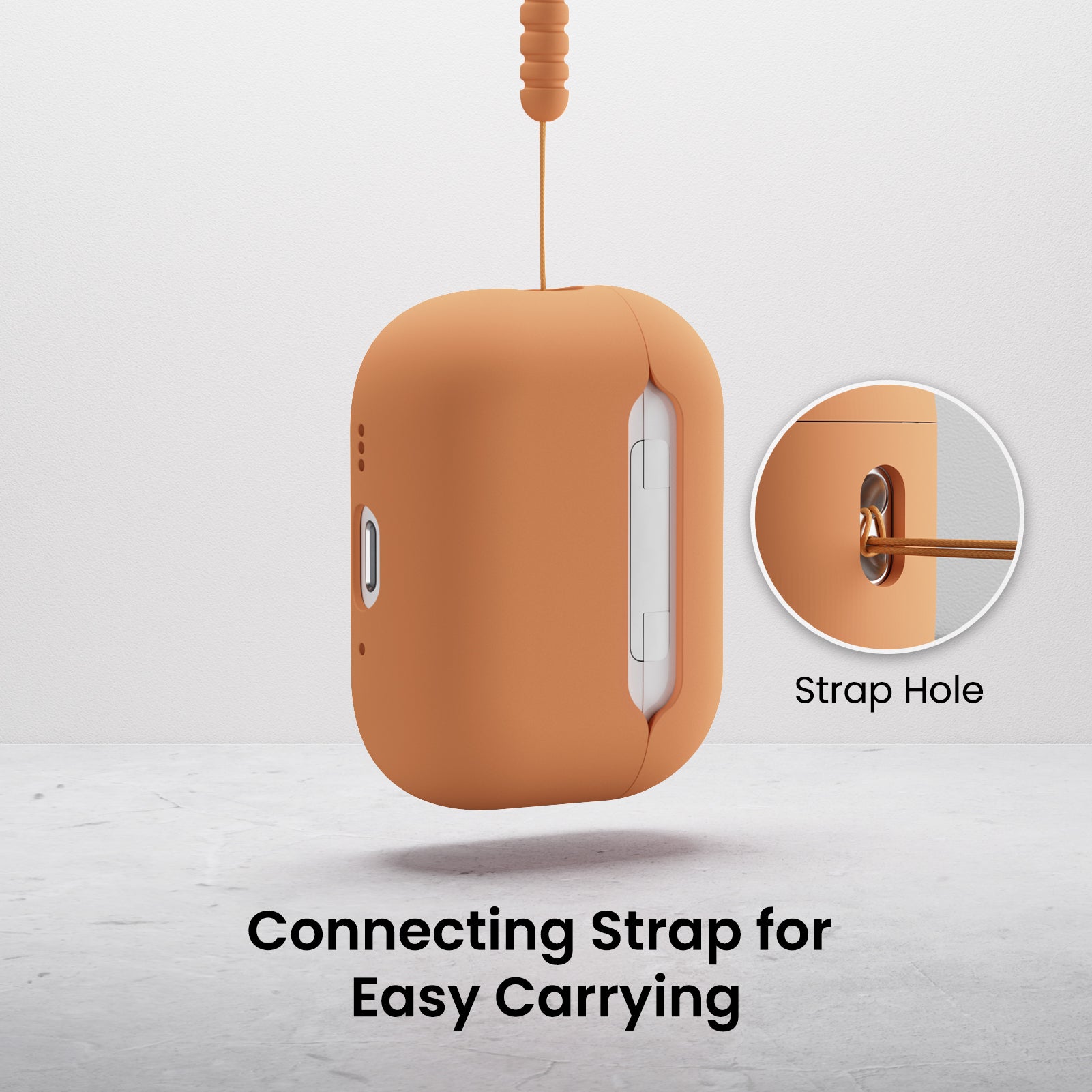 Liquid Silicone AirPods Pro 3 with Lanyard