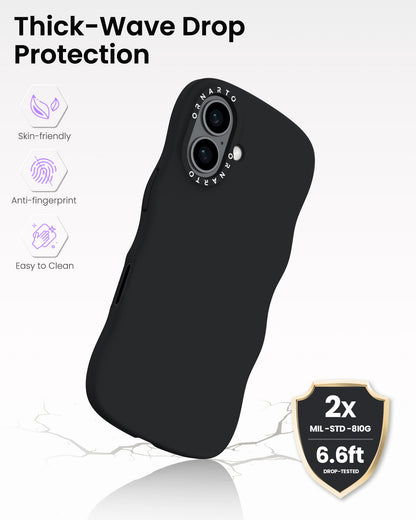 Wavy Liquid Silicone for iPhone 17 Series