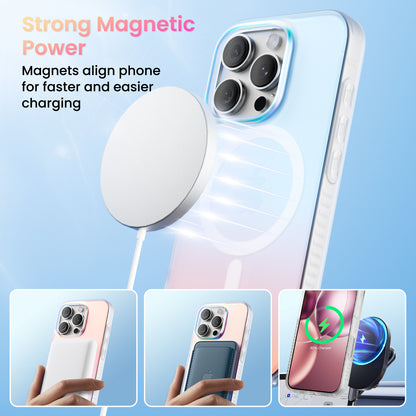 Hue for iPhone 16 Series, Fluorescent Gradient, Compatible with Magsafe