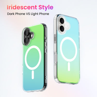 Fluoreszierende Farbverlauf MagSafe Hülle für iPhone 17 Serie