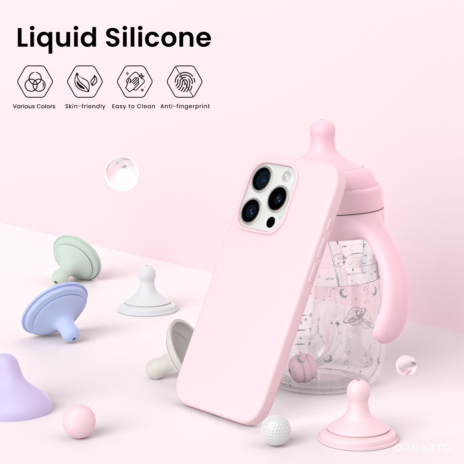 Liquid Silicone iPhone 15 Pro Case