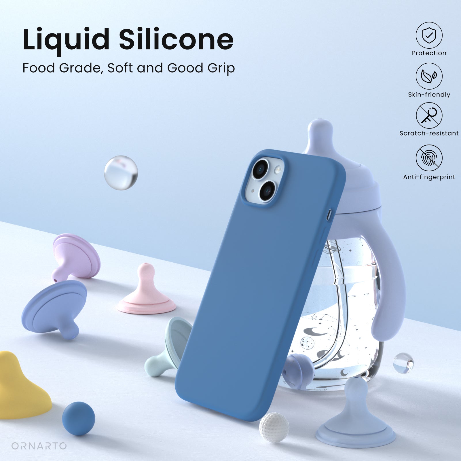 Liquid Silicone iPhone 14 Plus Case