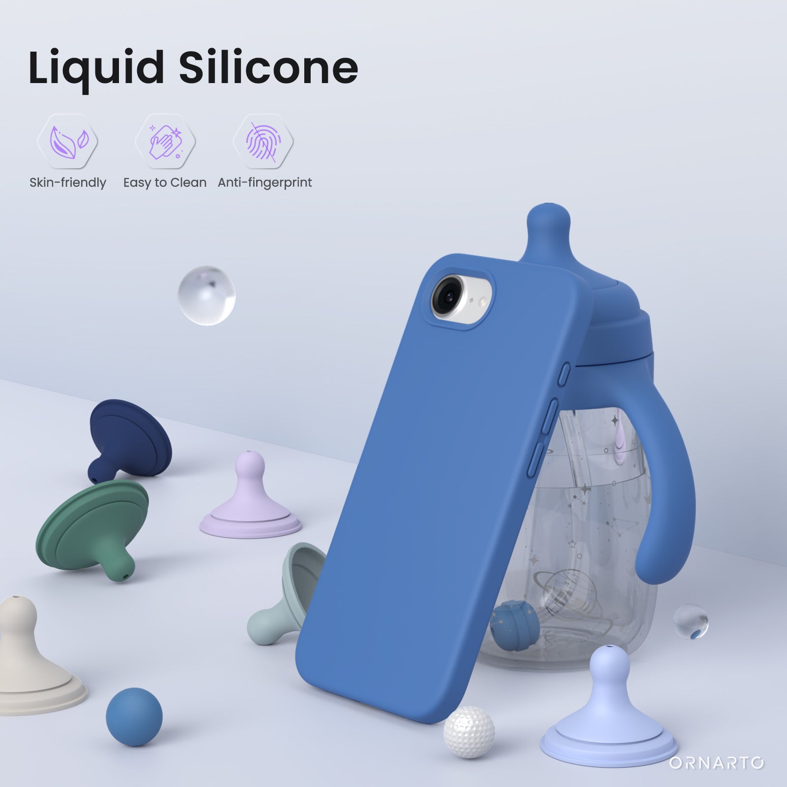 Liquid Silicone Case for iPhone 16e
