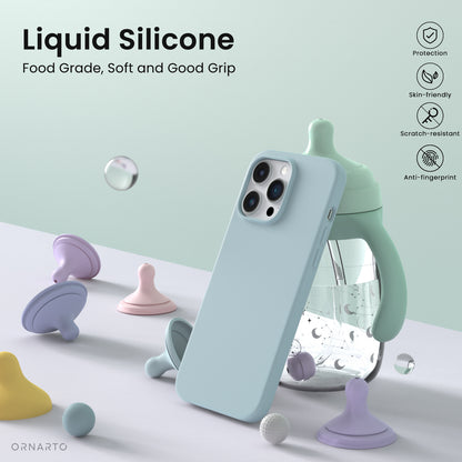 ORNARTO Liquid Silicone iPhone 14 Pro Case