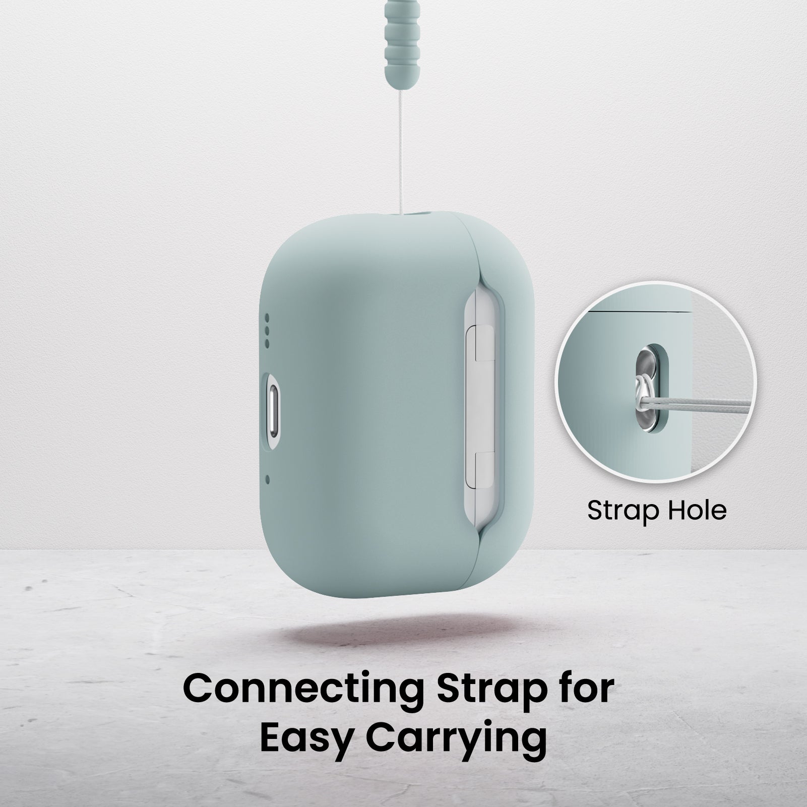 Liquid Silicone AirPods Pro 3 with Lanyard