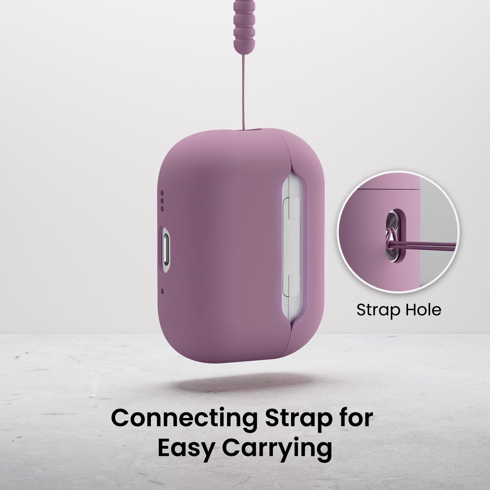 Liquid Silicone AirPods Pro 3 with Lanyard