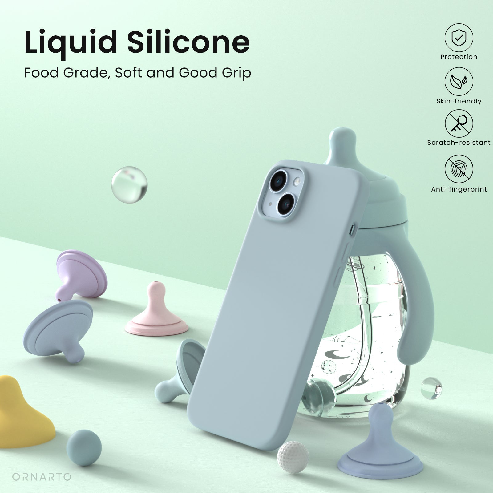 Liquid Silicone iPhone 14 Plus Case