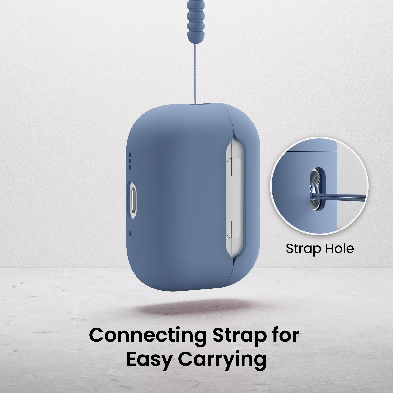 Liquid Silicone AirPods Pro 3 with Lanyard