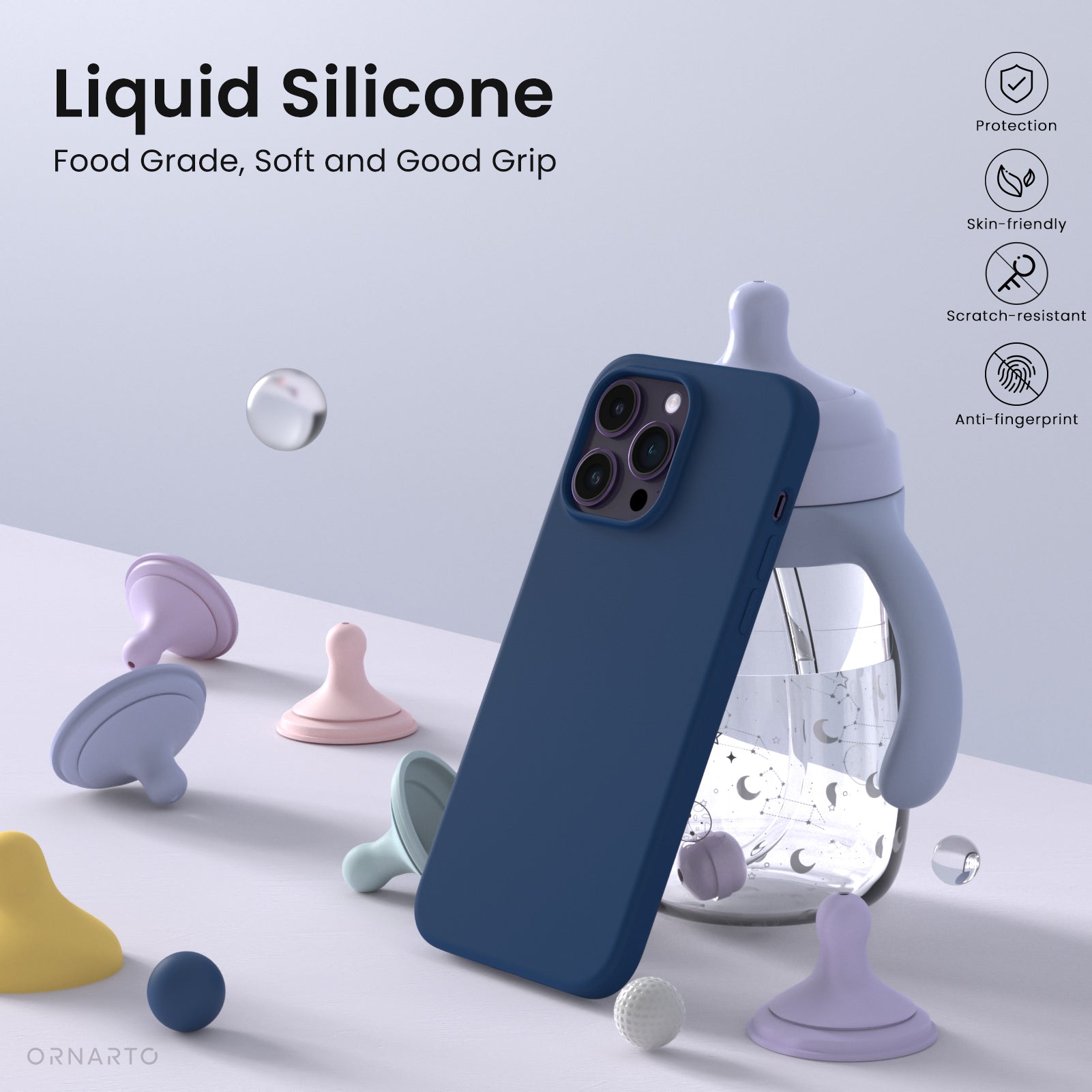 Liquid Silicone iPhone 14 Pro Max Case