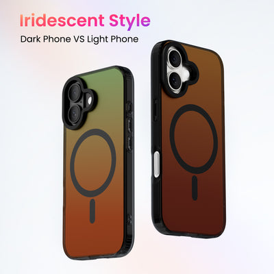 Fluoreszierende Farbverlauf MagSafe Hülle für iPhone 17 Serie