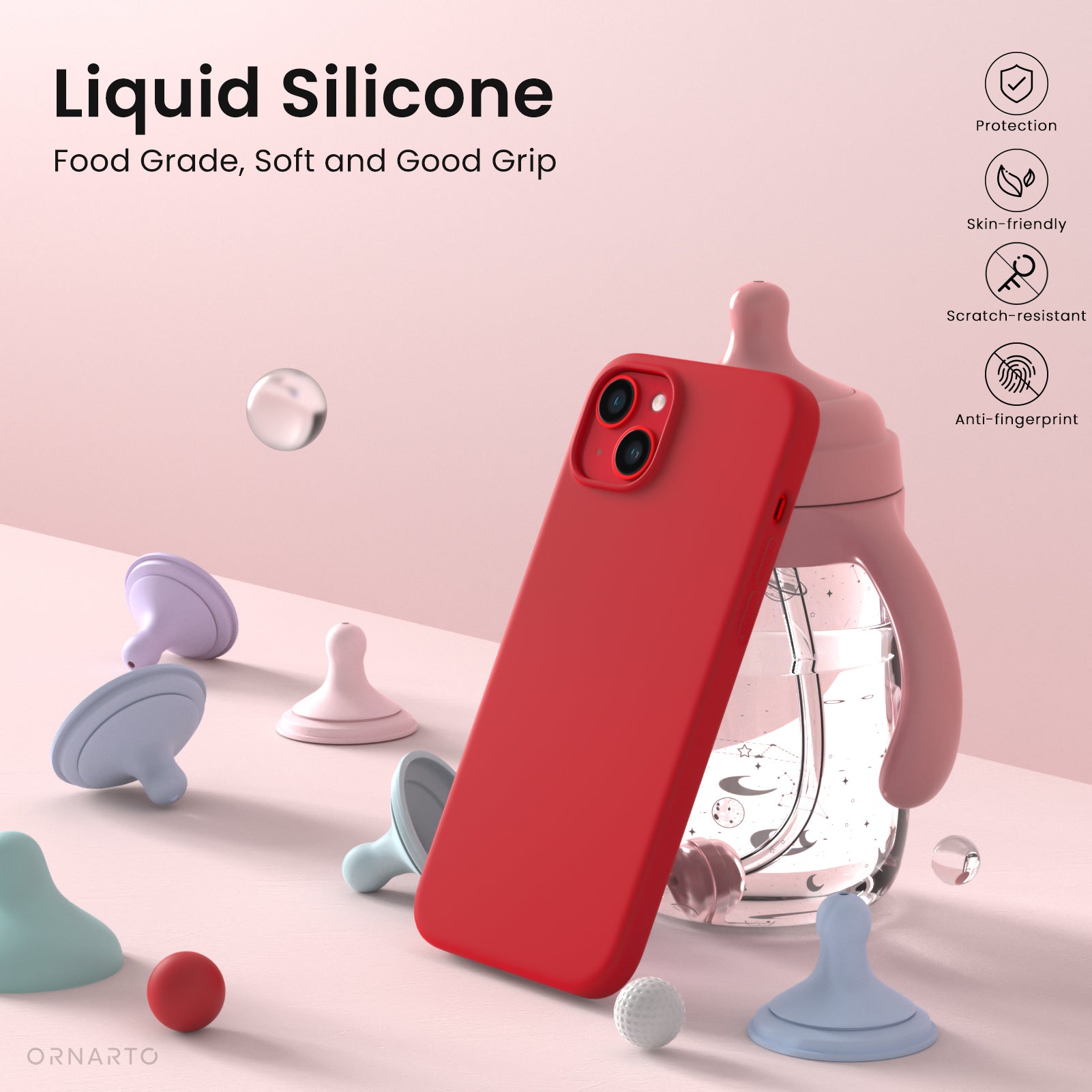 Liquid Silicone iPhone 14 Plus Case