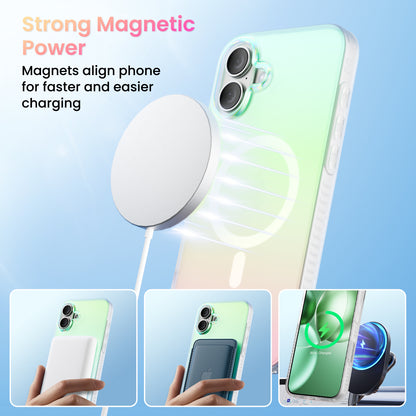 Hue for iPhone 16 Series, Fluorescent Gradient, Compatible with Magsafe