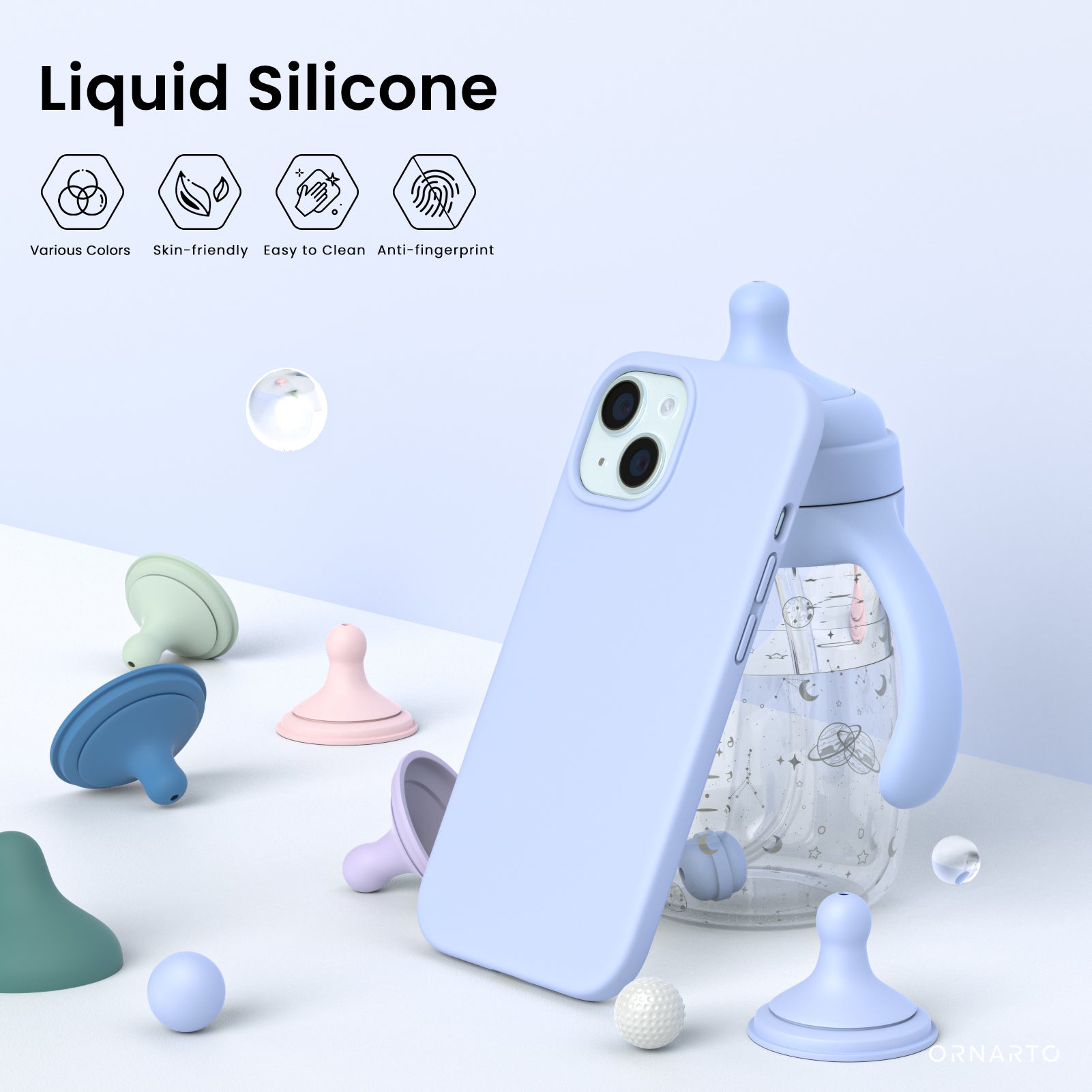 Liquid Silicone iPhone 15 Plus Case