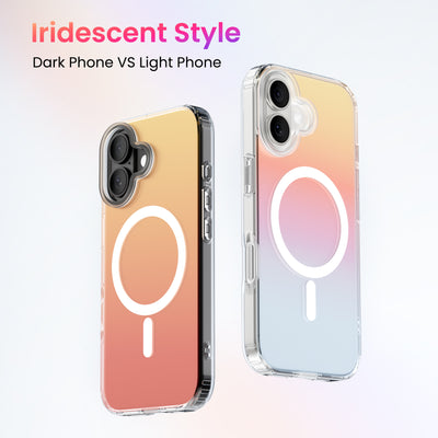 Fluoreszierende Farbverlauf MagSafe Hülle für iPhone 17 Serie