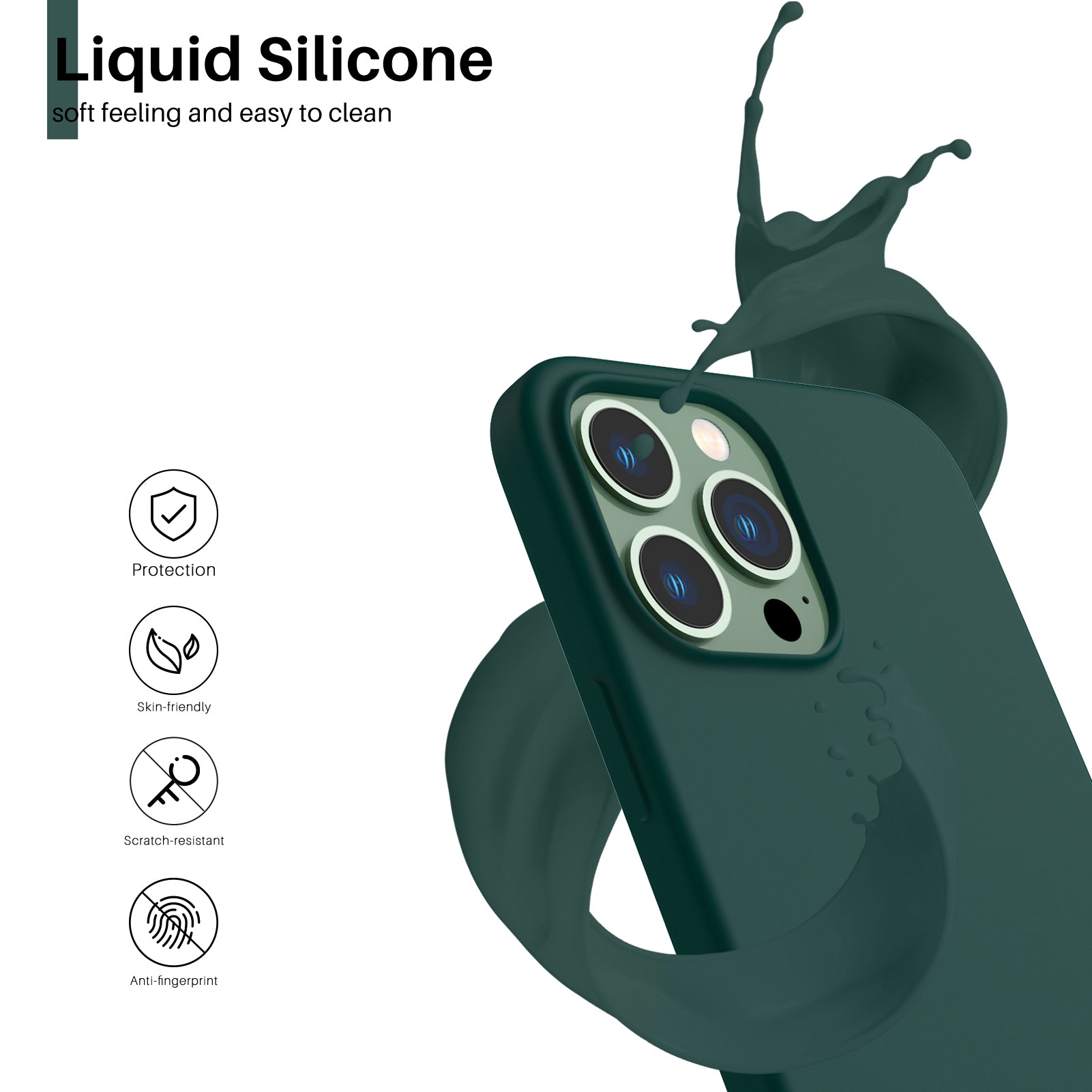 Liquid Silicone iPhone 13 Pro Max Case