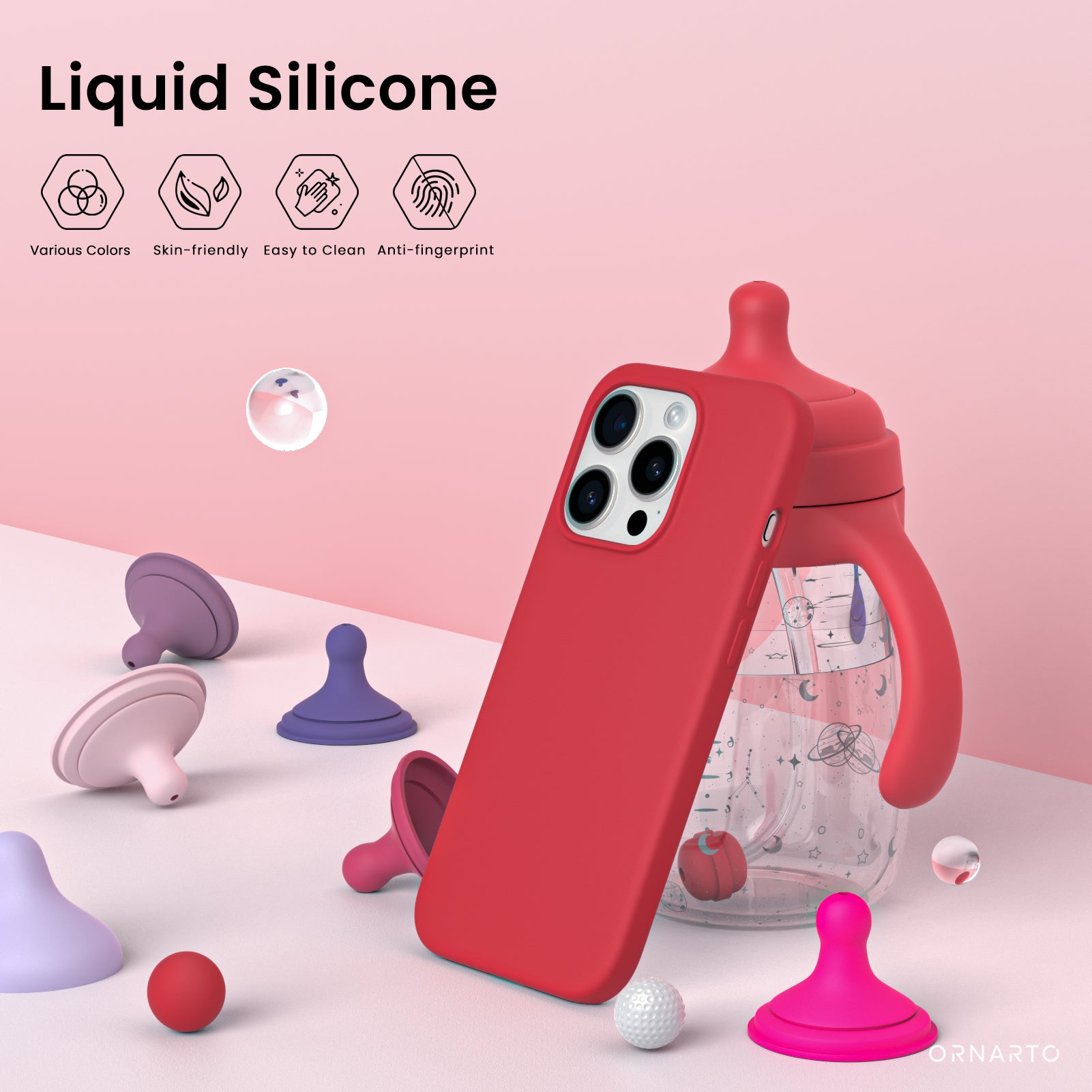 Liquid Silicone iPhone 15 Pro Max Case