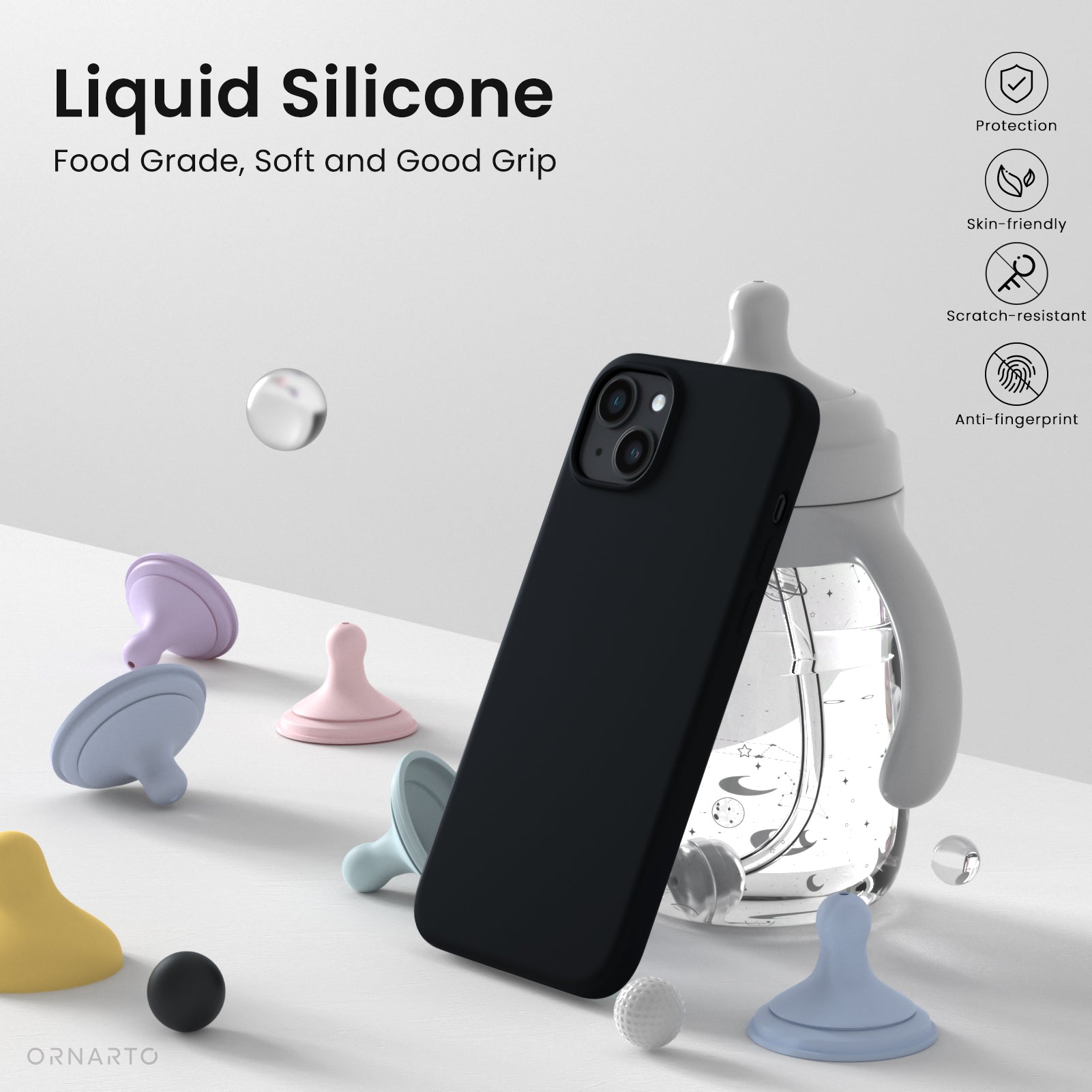 Liquid Silicone iPhone 14 Plus Case