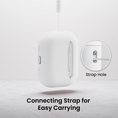 Flüssigsilikon-Hülle für AirPods Pro 3 mit Schlüsselband