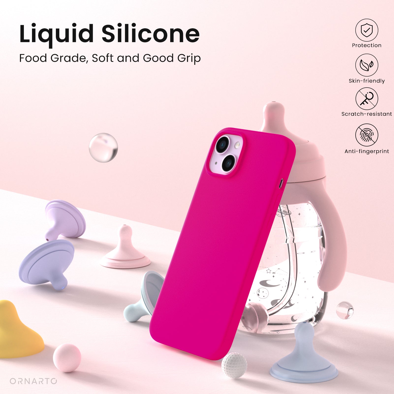 Liquid Silicone iPhone 14 Plus Case