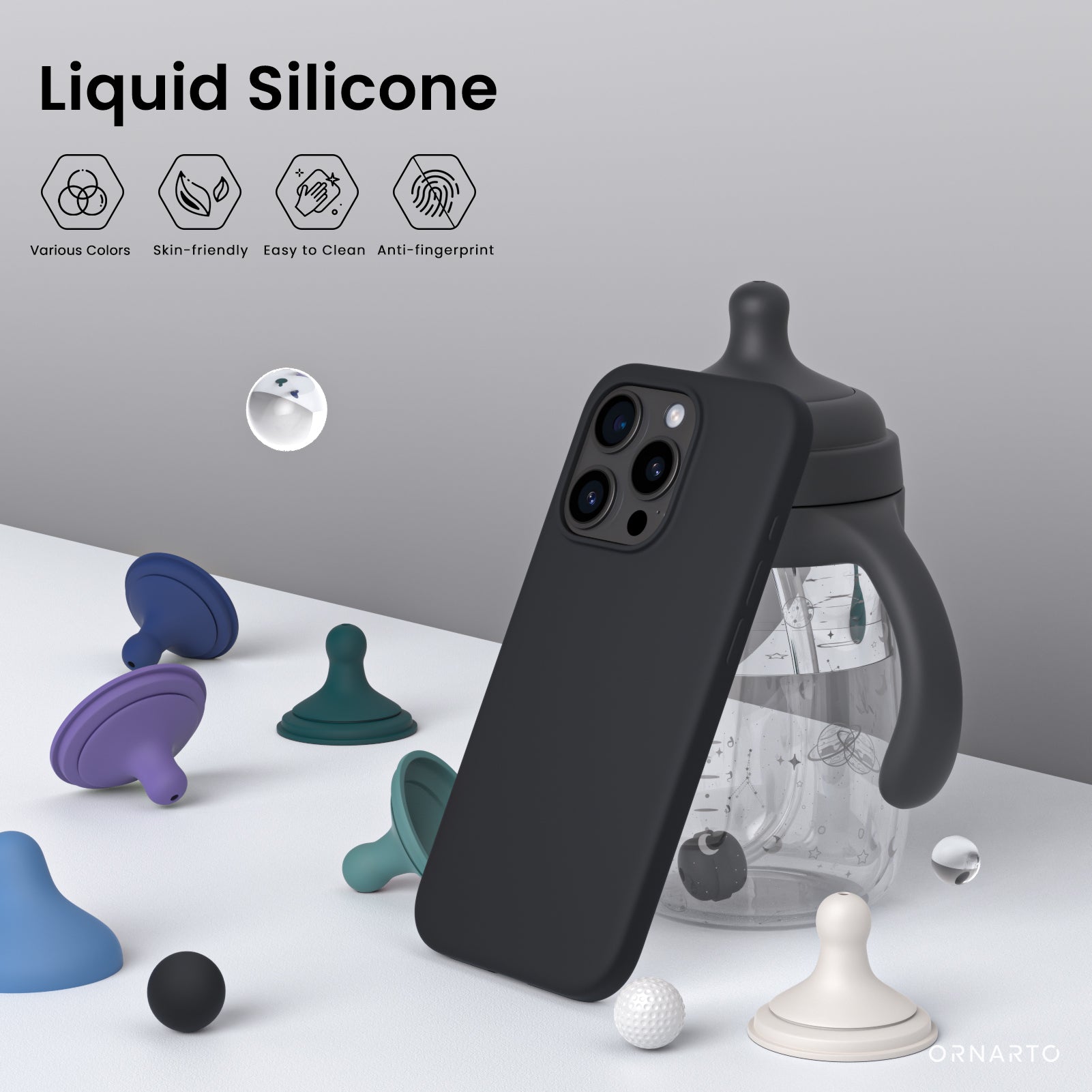 Liquid Silicone iPhone 15 Pro Case