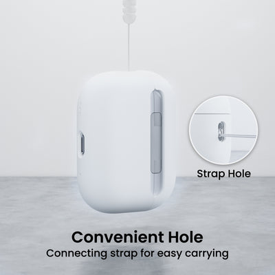 Flüssigsilikon AirPods Pro 2 Hülle (2022) mit Umhängeband