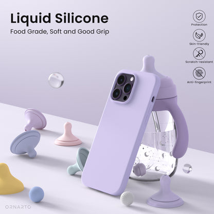 ORNARTO Liquid Silicone iPhone 14 Pro Case