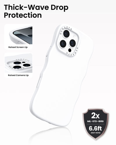 Gewelltes Flüssigsilikon für iPhone 16 Pro | Pro Max