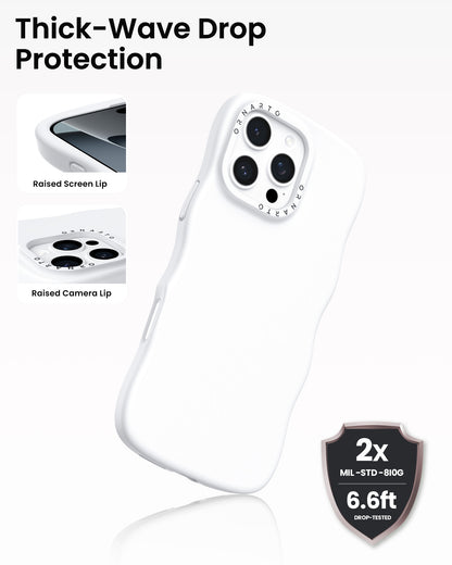 Wavy Liquid Silicone for iPhone 16 Pro | Pro Max