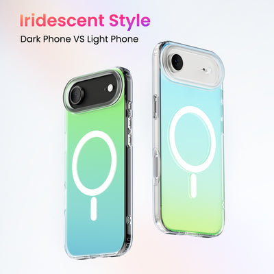 Fluoreszierende Farbverlauf MagSafe Hülle für iPhone 17 Serie