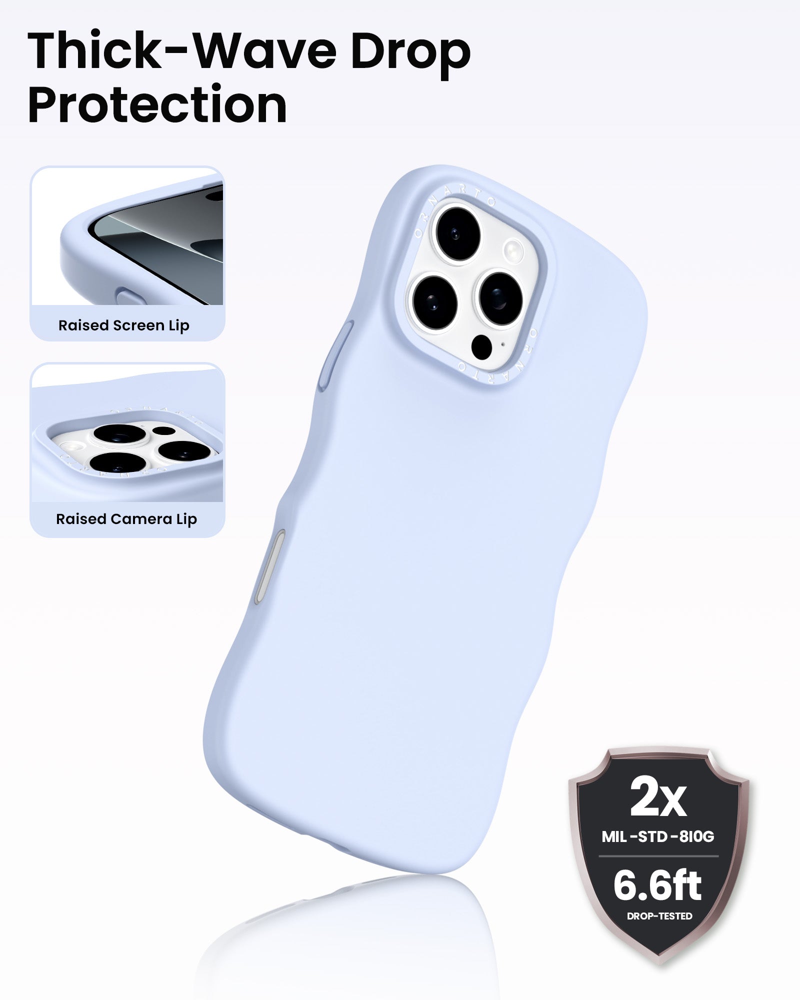 Wavy Liquid Silicone for iPhone 16 Pro | Pro Max