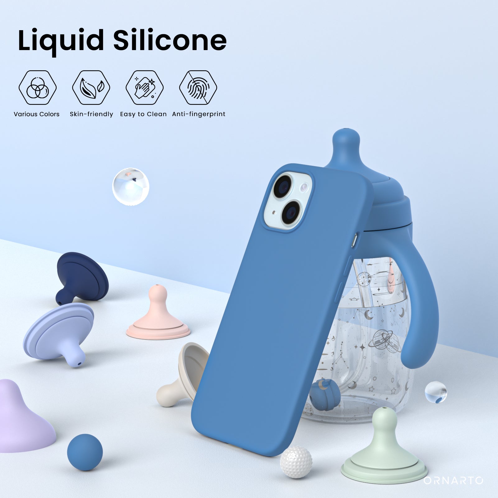 Liquid Silicone iPhone 15 Case