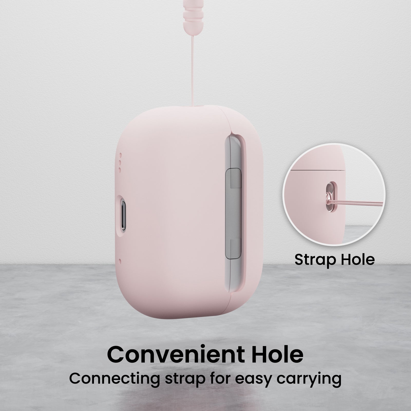 Liquid Silicone AirPods Pro 2 Case(2022) with Lanyard