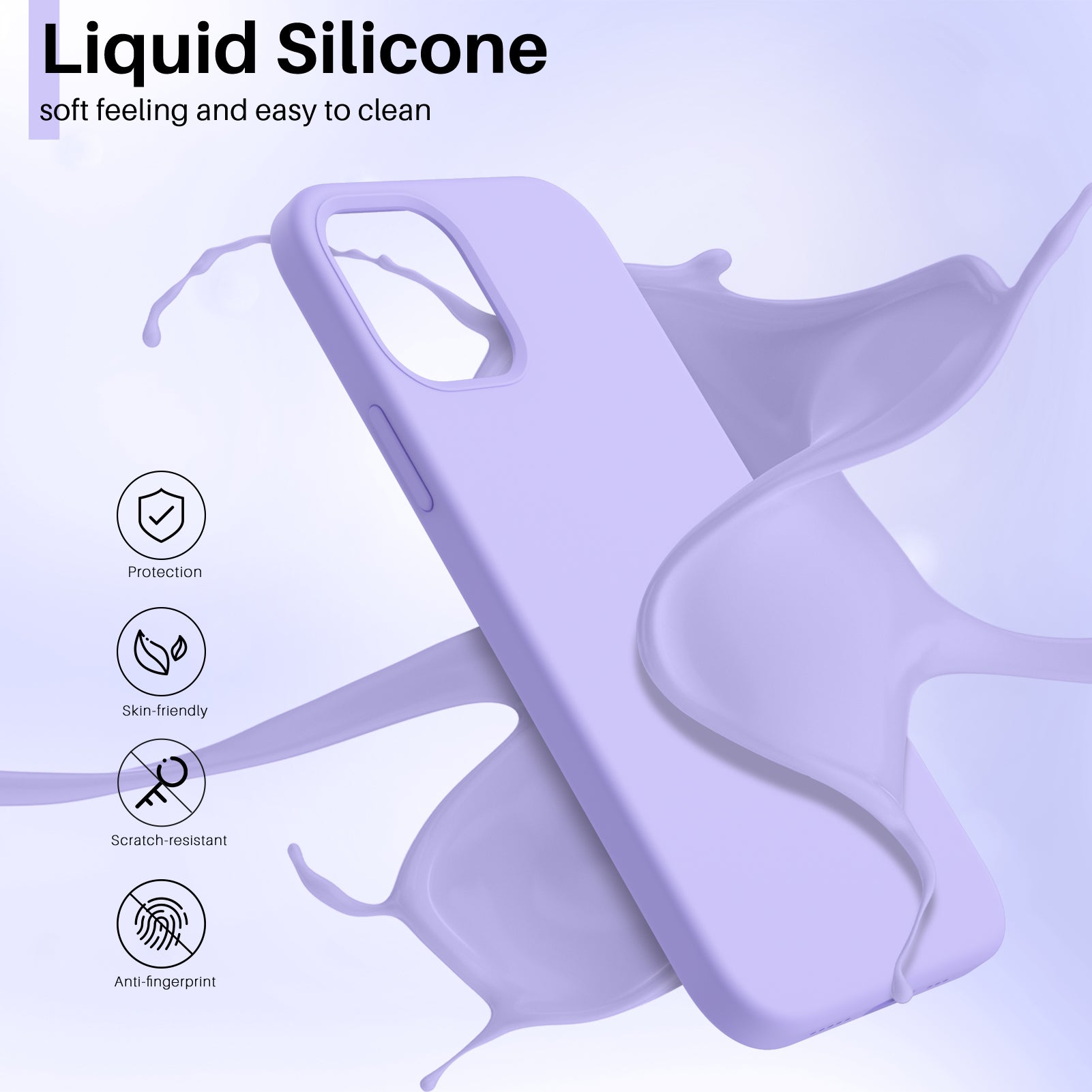Liquid Silicone iPhone 12/iPhone 12 Pro Case