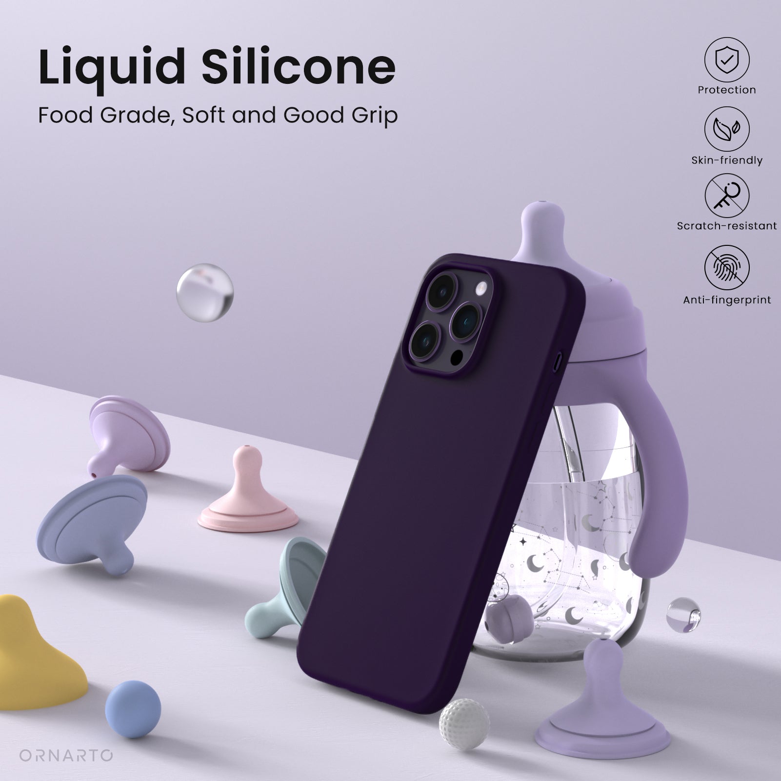 Liquid Silicone iPhone 14 Pro Max Case