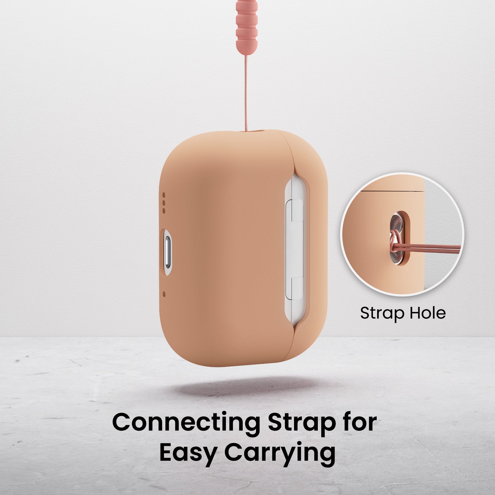 Liquid Silicone AirPods Pro 3 with Lanyard