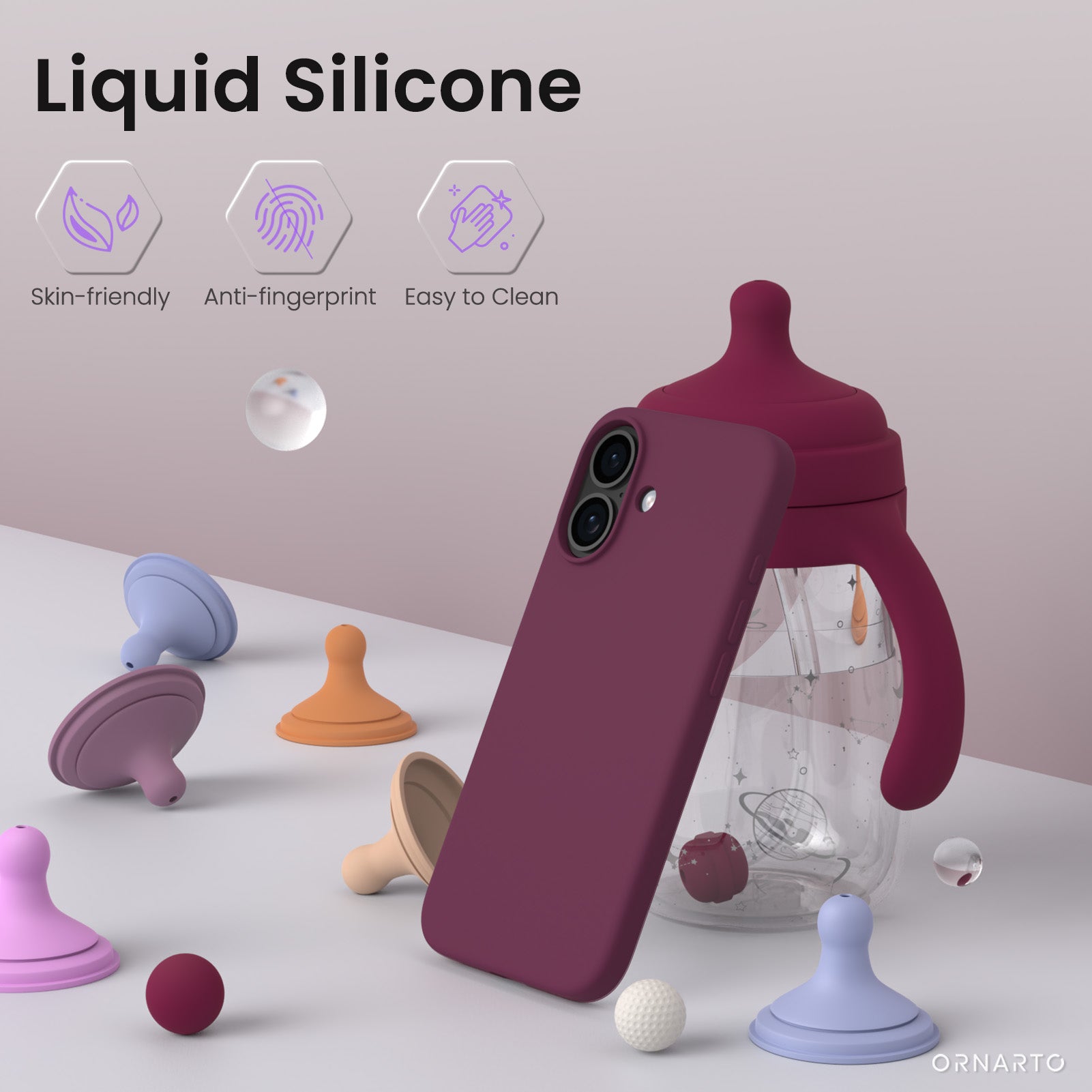 Liquid Silicone Case for iPhone 17 Series