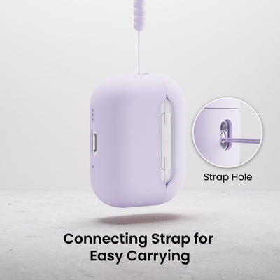Flüssigsilikon-Hülle für AirPods Pro 3 mit Schlüsselband