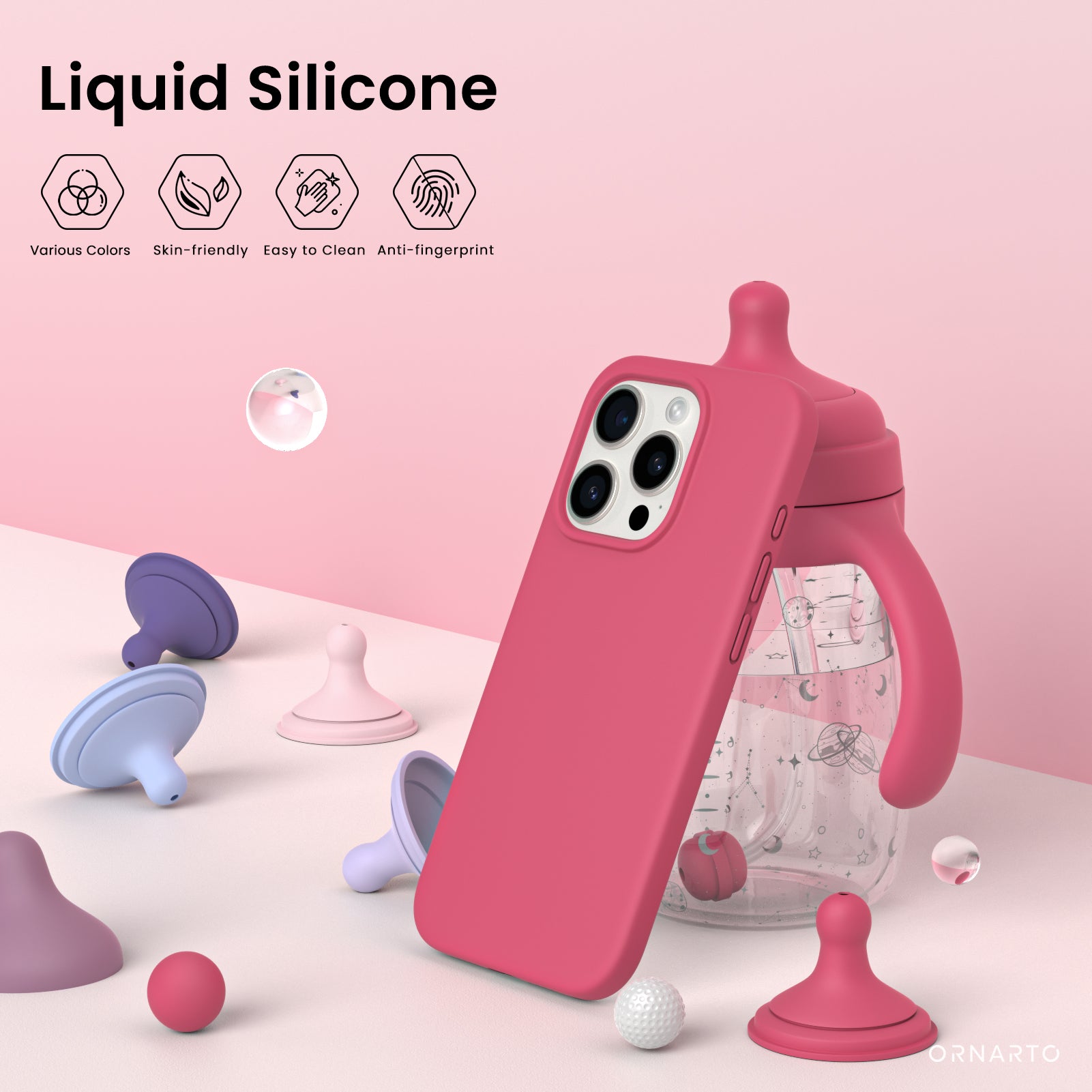 Liquid Silicone iPhone 15 Pro Max Case