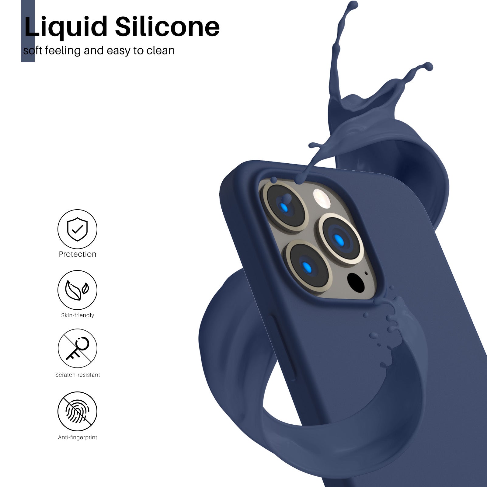 Liquid Silicone iPhone 13 Pro Case