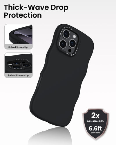 Gewelltes Flüssigsilikon für iPhone 16 Pro | Pro Max