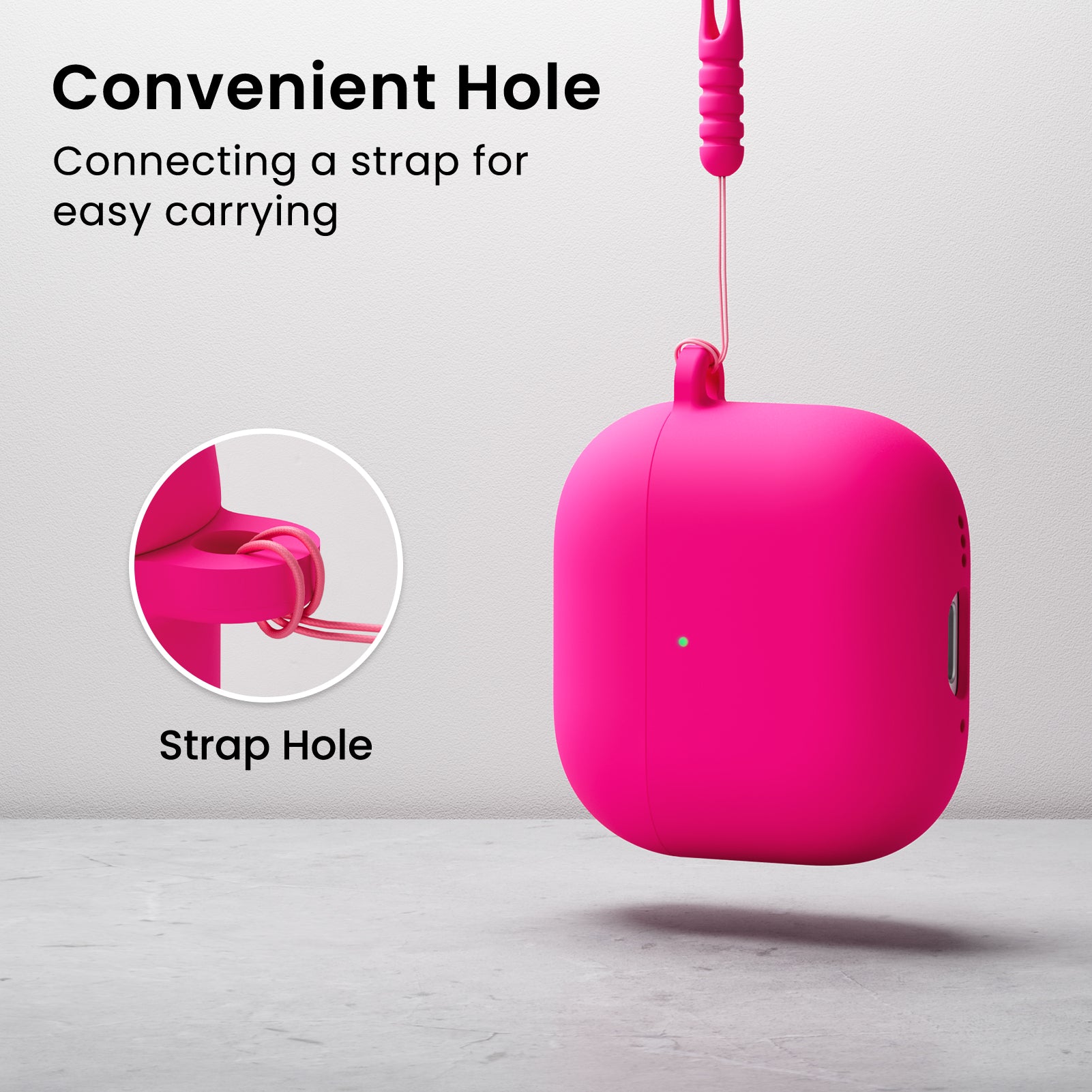 Liquid Silicone AirPods 4 Case(2024) with Lanyard