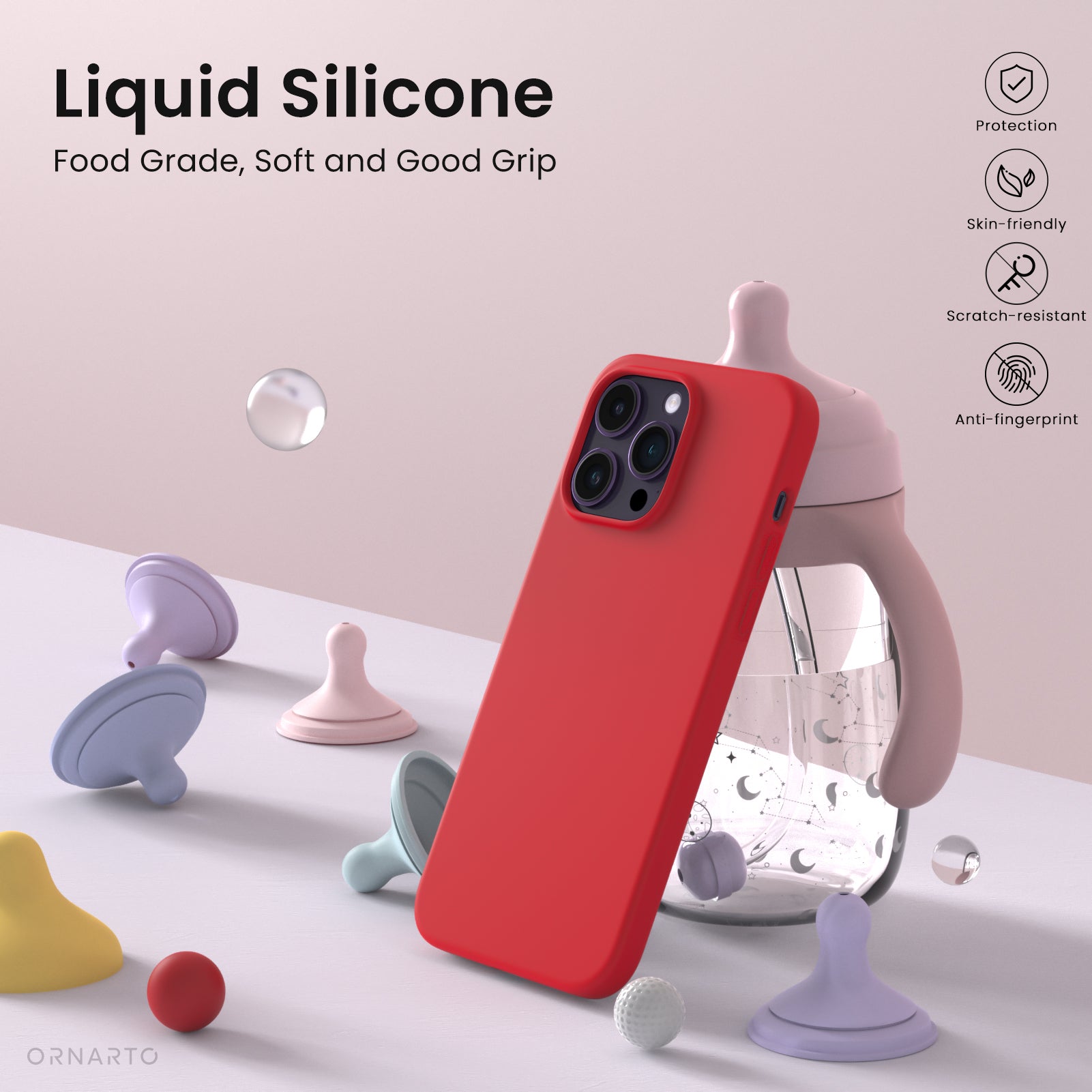Liquid Silicone iPhone 14 Pro Max Case