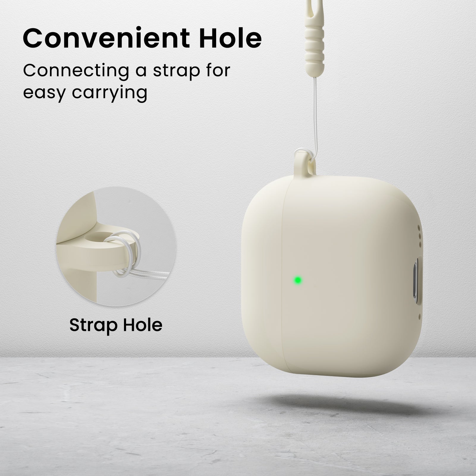 Liquid Silicone AirPods 4 Case(2024) with Lanyard